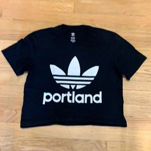 Adidas Portland Cropped T-Shirt